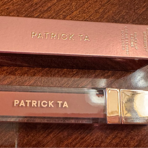 Two Patrick Ta Lipgloss in She’s Secure (peachy pink) & Want Her (deep wine) - Picture 4 of 7